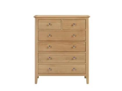 Julian Bowen Cotswold Oak 4+2 Chest of Drawers Julian Bowen Cotswold Oak 4+2 Chest of Drawers
