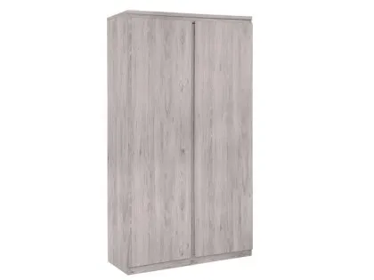 Julian Bowen Jupiter Grey Oak 2 Door Wardrobe Julian Bowen Jupiter Grey Oak 2 Door Wardrobe