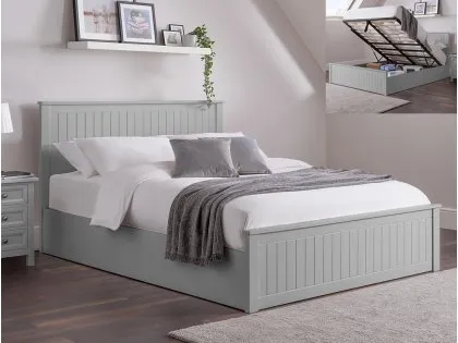 Julian Bowen Maine Dove Grey Wooden Ottoman Bed Frame Julian Bowen Maine Dove Grey Wooden Ottoman Bed Frame