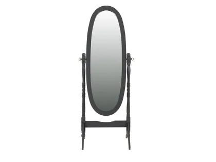 Seconique Contessa Grey Wooden Cheval Mirror