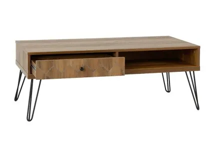 Seconique Ottawa Oak 1 Drawer Coffee Table