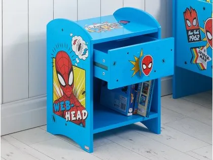 Disney Spiderman 1 Drawer Bedside Table
