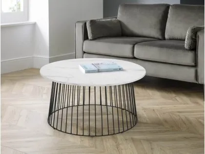 Julian Bowen Broadway Marble Effect Coffee Table