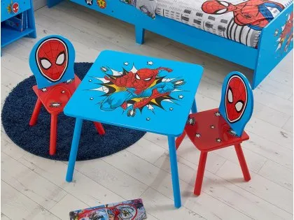 Disney Spiderman Table and 2 Chairs