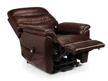 Julian Bowen Pullman Brown Faux Leather Rise and Recline Chair