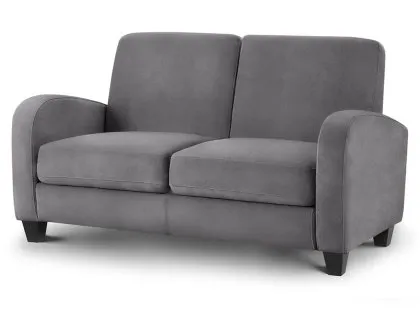 Julian Bowen Vivo Dusk Grey Chenille 2 Seater Sofa