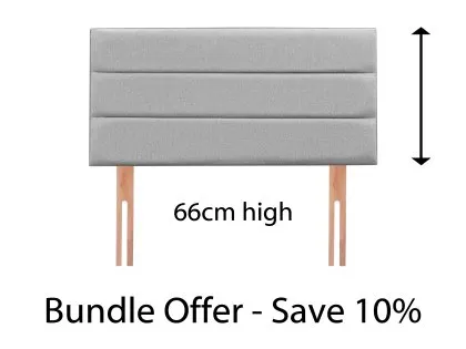 Willow & Eve Ariana Strutted Fabric Headboard Willow & Eve Ariana Strutted Fabric Headboard