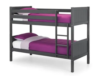 Julian Bowen Bella 3ft Anthracite Wooden Bunk Bed Frame