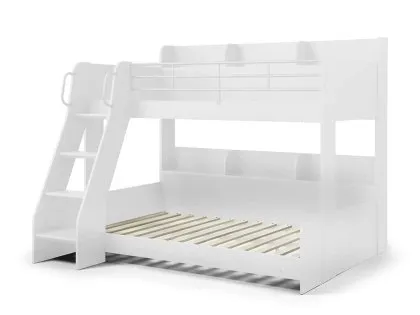 Julian Bowen Domino 3ft plus 4ft White Wooden Bunk Bed Frame