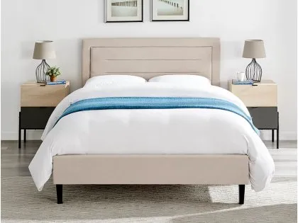 Limelight Picasso 4ft Small Double Biscuit Fabric Bed Frame