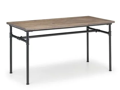 Julian Bowen Carnegie 140cm Mocha Elm Dining Table