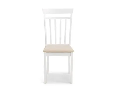 Julian Bowen Coast White Wooden Dining Chair