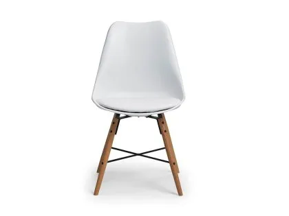Julian Bowen Kari White and Oak Dining Chair
