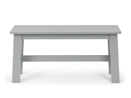 Julian Bowen Kobe 92cm Grey Dining Bench