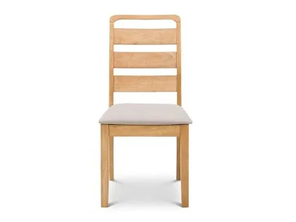 Julian Bowen Lars Waxed Oak Dining Chair
