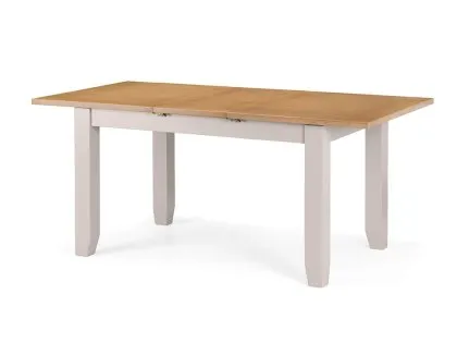 Julian Bowen Richmond 140cm Grey and Oak Extending Dining Table