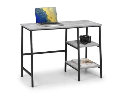 Julian Bowen Staten Concrete Effect Desk