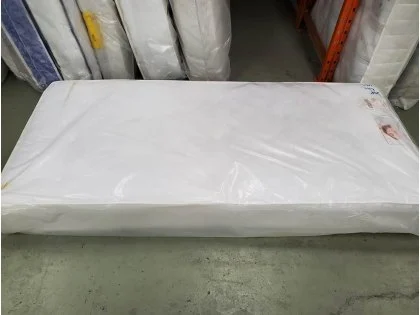 Clearance - Deluxe Backcare Extra Long 3ft Single Bed - 3ft x 6ft6 - Deluxe Beige