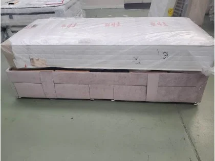Clearance -  Leyburn Pocket 1000 Electric Adjustable 3ft Single Bed - Victoria Silver - 2 Drawers
