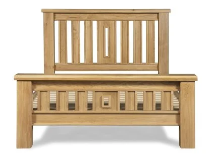 ASC Selkirk 5ft King Size Oak Wooden Bed Frame