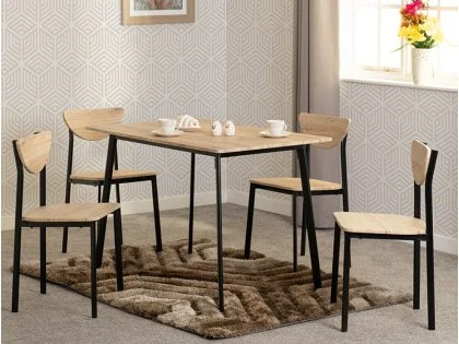 Designer Plastic 120cm Dining Table in Grey & Beech Wood Legs