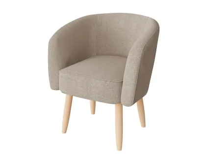 GFW Florence Stone Boucle Fabric Accent Chair