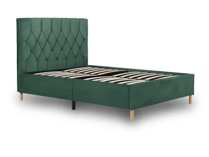 Birlea Loxley 4ft6 Double Green Fabric Bed Frame
