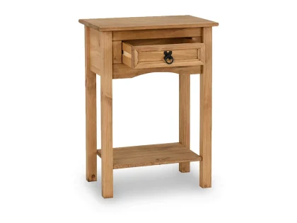 Seconique Corona Pine 1 Drawer Wooden Console Table