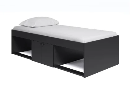 Kidsaw Low 3ft Single Black Cabin Bed