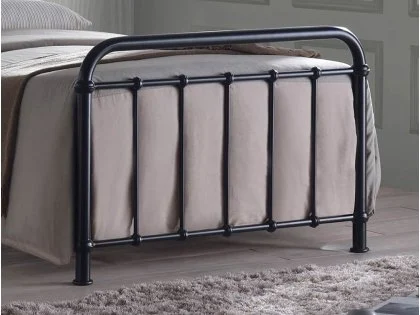 Time Living Miami 3ft Single Black Metal Bed Frame