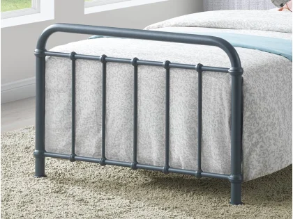 Time Living Miami 3ft Single Grey Metal Bed Frame
