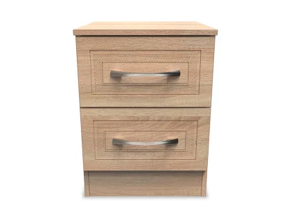 Welcome Dorset 2 Drawer Small Bedside Table (Assembled)