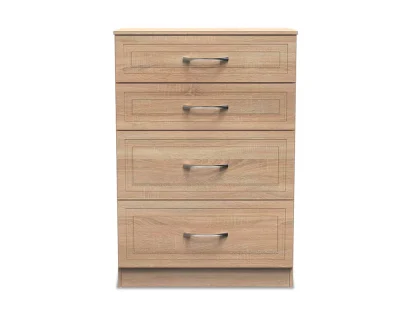 Welcome Dorset 4 Drawer Deep Chest of Drawers(Assembled)