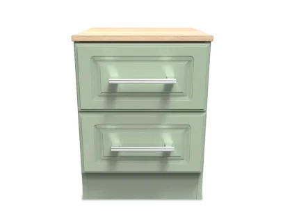Welcome Kent 2 Drawer Small Bedside Table (Assembled)