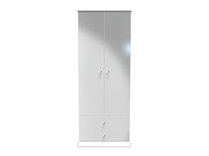 Welcome Padstow 2 Door 2 Drawer Tall Double Wardrobe (Assembled)