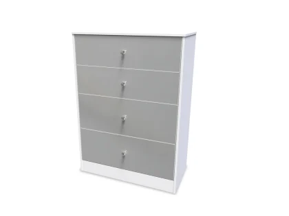 Welcome Padstow 4 Drawer Deep Chest of Drawers (Assembled)