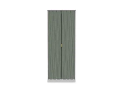 Welcome Las Vegas 2 Door Tall Double Hanging Wardrobe (Assembled)