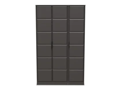 Welcome New York 3 Door Tall Triple Wardrobe (Assembled)