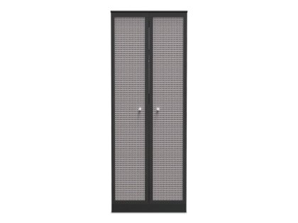 Welcome Rattan Look 2 Door Double Wardrobe (Assembled)