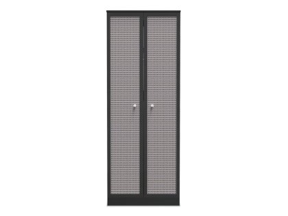 Welcome Rattan Look 2 Door Tall Double Wardrobe (Assembled)