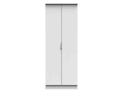 Welcome Plymouth 2 Door Tall Double Wardrobe (Assembled)