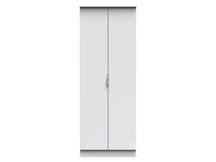 Welcome Plymouth 2 Door Tall Double Wardrobe (Assembled)