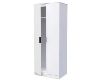 Welcome Diego 2 Door Tall Double Wardrobe (Assembled)