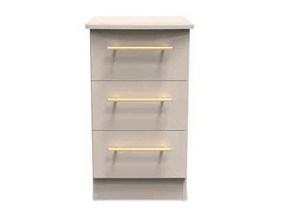 Welcome Haworth 3 Drawer Bedside Table (Assembled)