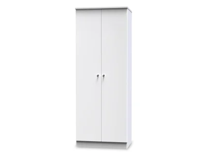 Welcome Lumiere 2 Door Tall Double Wardrobe (Assembled)