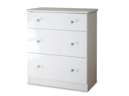 Welcome Lumiere 3 Drawer Deep Chest of Drawers (Assembled)