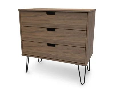 Welcome Shanghai 3 Drawer Chest of Drawers (Assembled)