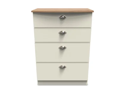Welcome Victoria 4 Drawer Deep Chest of Drawers (Assembled)