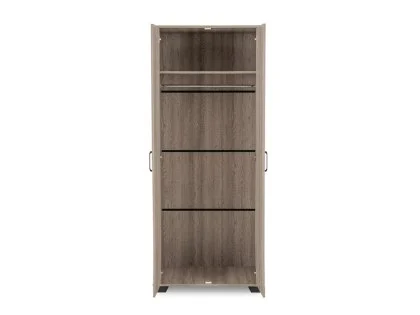 Seconique Oliver Light Oak 2 Door Double Wardrobe