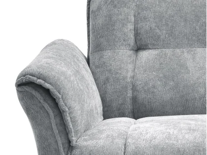 Seconique Amalfi Grey Fabric 2 Seater Sofa
